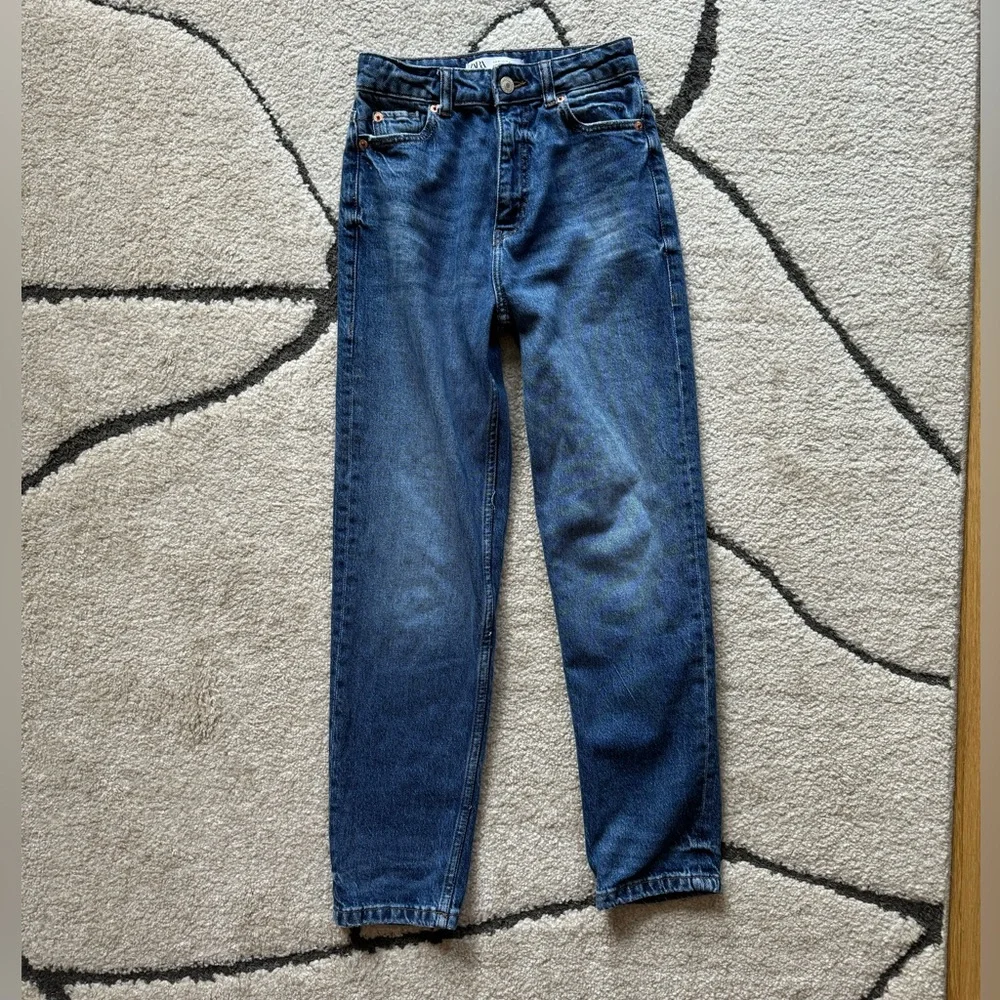 Zara Z1975 MOM FIT JEANS WITH A HIGH WAIST - Picture 5 of 13